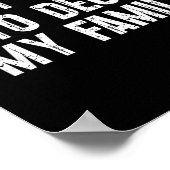 Most Likely To Deck My Family Funny Christmas Fami Poster (Ecke)