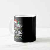 Most Likely To Decorate Christmas In October Famil Kaffeetasse (Vorderseite Links)