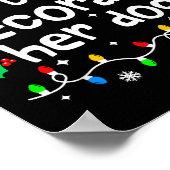 Most Likely To Decorate Her Dog C-hristmas Matchin Poster (Ecke)