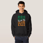 Most Likely To Do An Irish Exit  Apparel Groovy Hoodie (Vorne ganz)