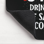 Most Likely To Drink All Of Santas Coffee Snowman Mousepad (Ecke)