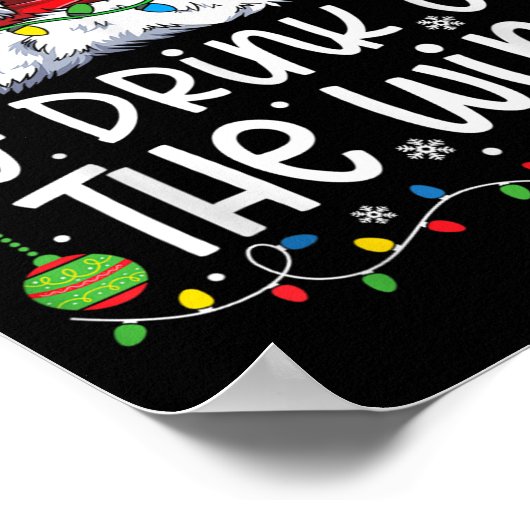 Most Likely To Drink All The Wine Family Matching  Poster (Ecke)