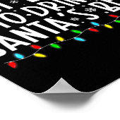 Most Likely To Drink Santas Beer Funny Drinking C  Poster (Ecke)