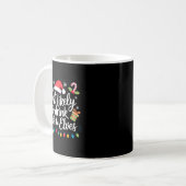 Most Likely To Drink With The Elves Christmas Kaffeetasse (Vorderseite Links)
