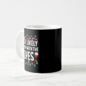 Most Likely To Drink With The Elves Funny Matching Kaffeetasse (Vorderseite Links)