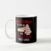 Most Likely To Eat All The Christmas Tree Cakes - Kaffeetasse (Links)