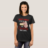 Most Likely To Eat All The Christmas Tree Cakes - T-Shirt (Vorne ganz)