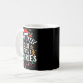 Most Likely To Eat Santa's Cookies Christmas Famil Kaffeetasse (Vorderseite Links)