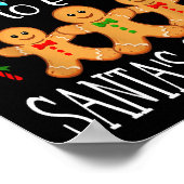 Most Likely To Eat Santa's Cookies Christmas Famil Poster (Ecke)
