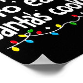 Most Likely To Eat Santas Cookies Family Christmas Poster (Ecke)