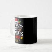 Most Likely To Eat Santa's Cookies Funny Christmas Kaffeetasse (Vorderseite Links)