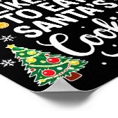 Most Likely To Eat Santa's Cookies Shirt Family Ch Poster (Ecke)