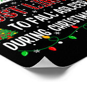 Most Likely To Fall Asleep During Christmas Movies Poster (Ecke)