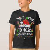 Most Likely To Fall Asleep First Family Matching C T-Shirt (Vorderseite)