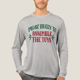 Most Likely To Family Group Funny Assemble Toys Tri-Blend Shirt
