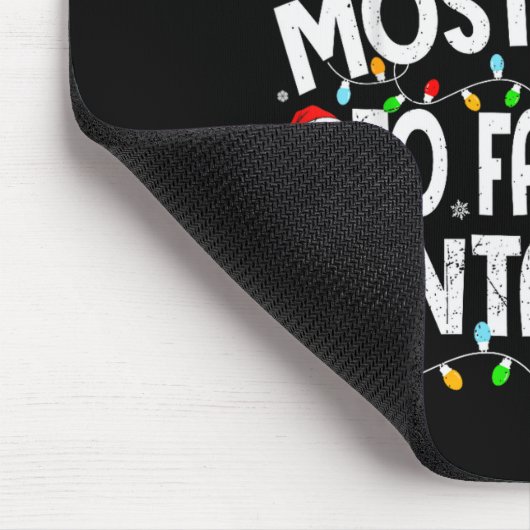Most Likely To Fart On Santa’s Lap Family Matching Mousepad (Ecke)