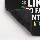 Most Likely To Fart On Santa’s Lap Funny Family Ch Mousepad (Ecke)
