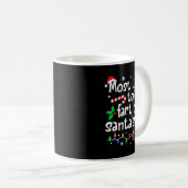 Most Likely To Fart On Santa's Lap Christmas Match Kaffeetasse (VorderseiteRechts)