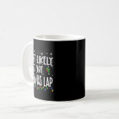 Most Likely To Fart On Santa's Lap Christmas Match Kaffeetasse (Vorderseite Links)