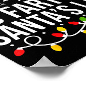 Most Likely To Fart On Santas Lap Funny Christmas Poster (Ecke)