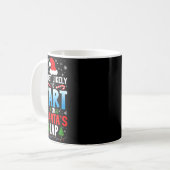 Most Likely To Fart On Santa's Lap Funny Embarring Kaffeetasse (Vorderseite Links)