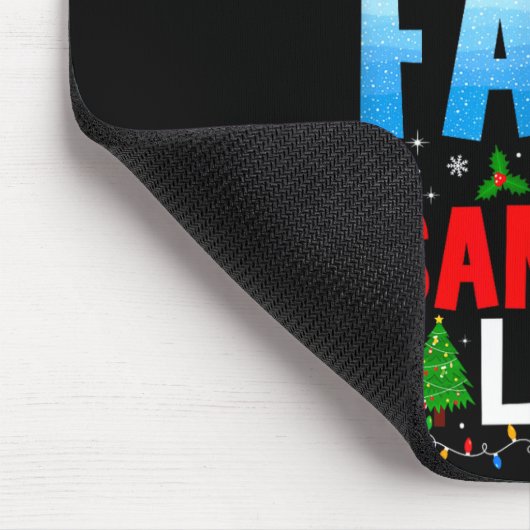 Most Likely To Fart On Santa's Lap Funny Embarring Mousepad (Ecke)