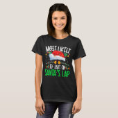 Most Likely To Fart On Santa's Lap Funny Matching T-Shirt (Vorne ganz)