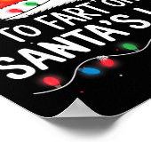 Most Likely To Fart On Santa's Lap Matching Family Poster (Ecke)