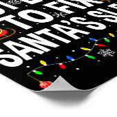 Most Likely To Fix Santa Sleigh Family Matching Ch Poster (Ecke)