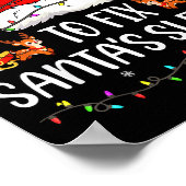 Most Likely To Fix Santa Sleigh Family Matching Ch Poster (Ecke)