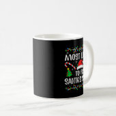 Most Likely To Fix Santa Sleigh Funny Xmas Family  Kaffeetasse (VorderseiteRechts)