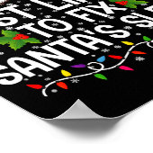 Most Likely To Fix Santas Sleigh Family Christmas Poster (Ecke)