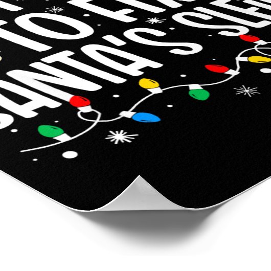 Most Likely To Fix Santa's Sleigh Family Matching Poster (Ecke)