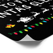 Most Likely To Fix Santa's Sleigh Funny Christmas  Poster (Ecke)