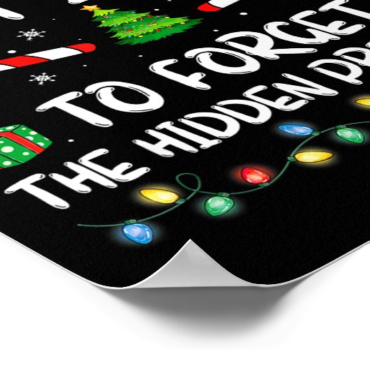 Most Likely To Forget The Hidden Family Christmas Poster (Ecke)