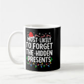Most Likely To Forget The Hidden Matching Christma Kaffeetasse (Links)
