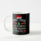 Most Likely To Forget The Hidden Matching Xmas Kaffeetasse (Links)