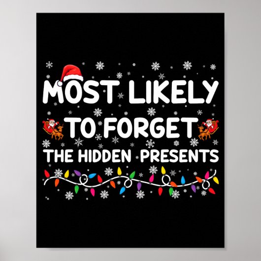 Most Likely To Forget The Hidden Xmas Baby  Poster (Vorne)