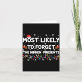 Most Likely To Forget The Hidden Xmas Karte (Vorderseite)