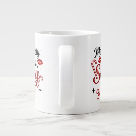 Most Likely to Get Sassy Personalized Mug Jumbo-Tasse (Rückseite)