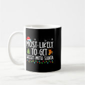 Most Likely To Get Sy With Santa Christmas Kaffeetasse (Links)