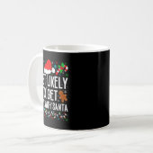 Most Likely To Get Sy With Santa Funny Family Chri Kaffeetasse (Vorderseite Links)