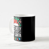 Most Likely To Get Sy With Santa Shirt Family Chri Kaffeetasse (Vorderseite Links)