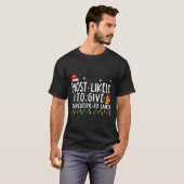 Most Likely To Give Charcuterie To Santa Family Ch T-Shirt (Vorne ganz)