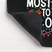 Most Likely To Give My Onion Funny Christmas  Mousepad (Ecke)