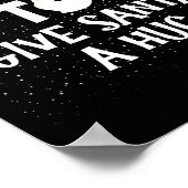 Most Likely To Give Santa A Hug Family Funny Chris Poster (Ecke)