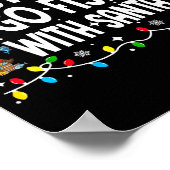 Most Likely To Go Fishing With Santa Christmas Mat Poster (Ecke)