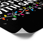 Most Likely To Go Fishing With Santa Xmas Fishing  Poster (Ecke)