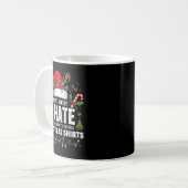 Most Likely To Hate Matching Christmas Funny Famil Kaffeetasse (Vorderseite Links)