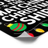 Most Likely To Hate The Matching Christmas Shirts  Poster (Ecke)